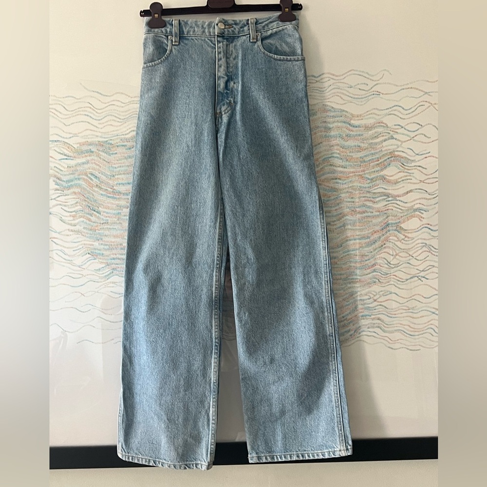Eckhaus Latta Wide Leg Jeans SZ 25 - Picture 6 of 12